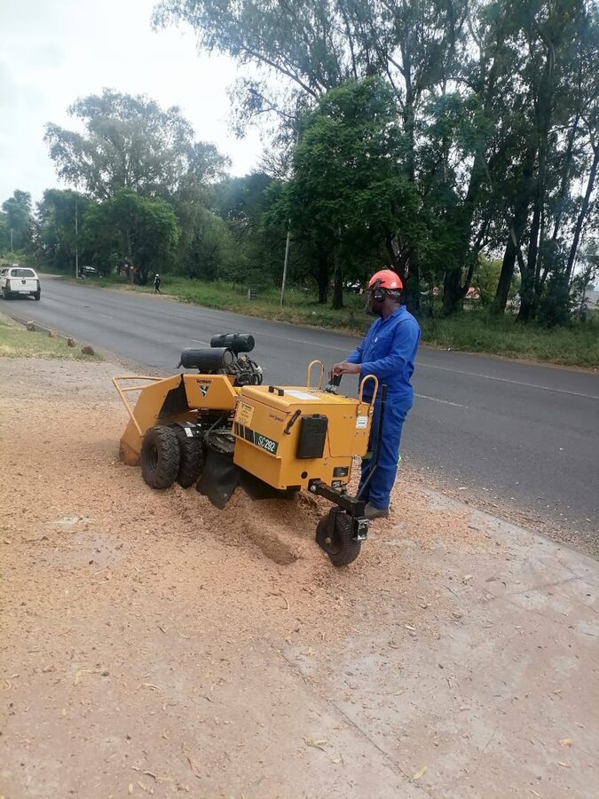 Stump grinding Sinoville - Vermeer SC292 stump grinder